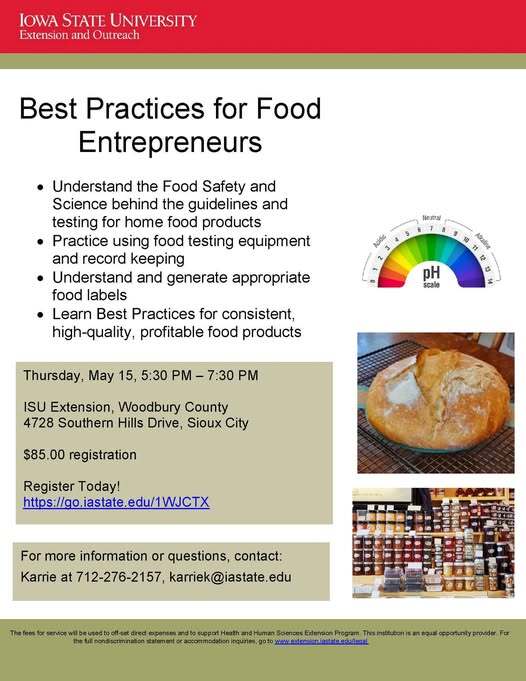ISU Extension & Outreach May Workshop