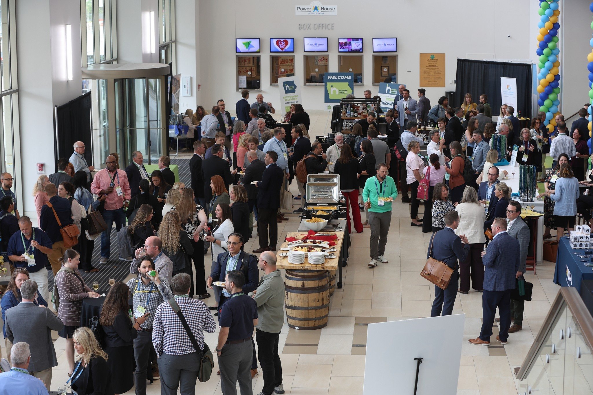 Aerial view of HousingIowa Conference