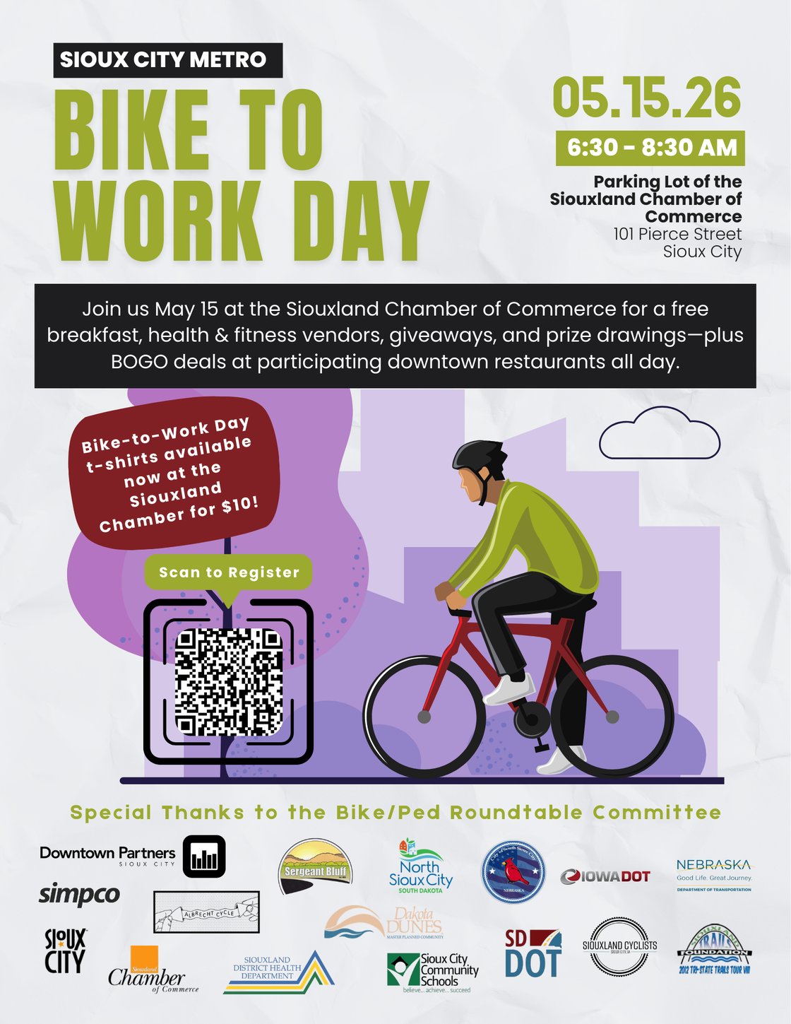 Bike to Work Day 2026 Flyer