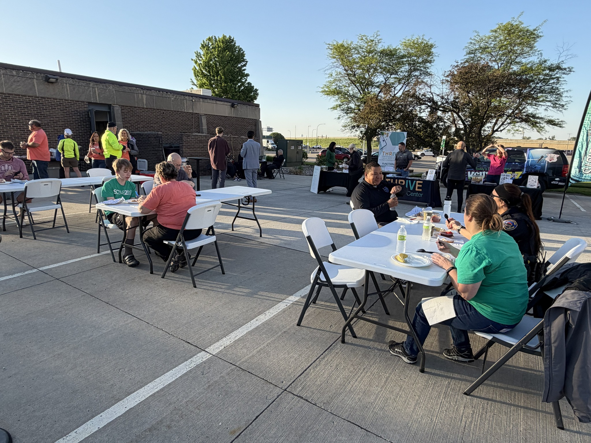 Bike to Work Day Commuter Breakfast in Chamber Parkin Lot