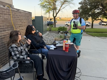 Bike to Work Day Radio Interview with Bicyclist