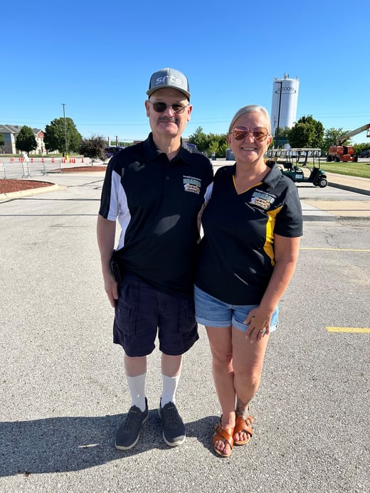 Brenda Berens with Chris Gonzales