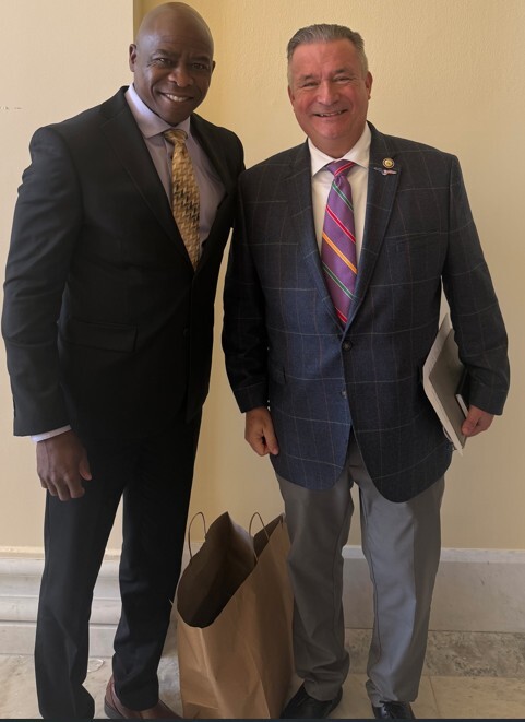 Brian Pearson with US Rep Bacon