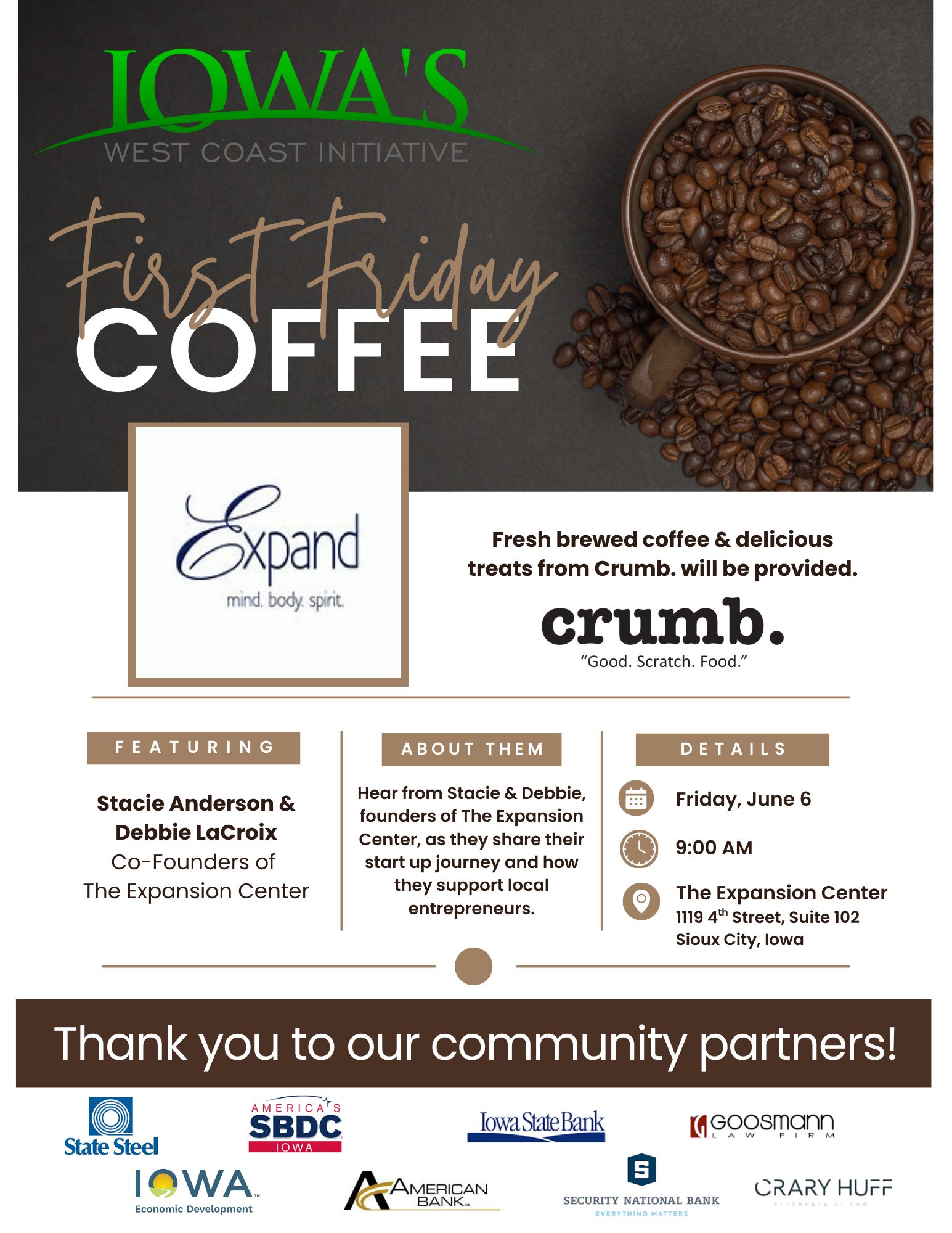 FirstFriday Coffee - June 2025