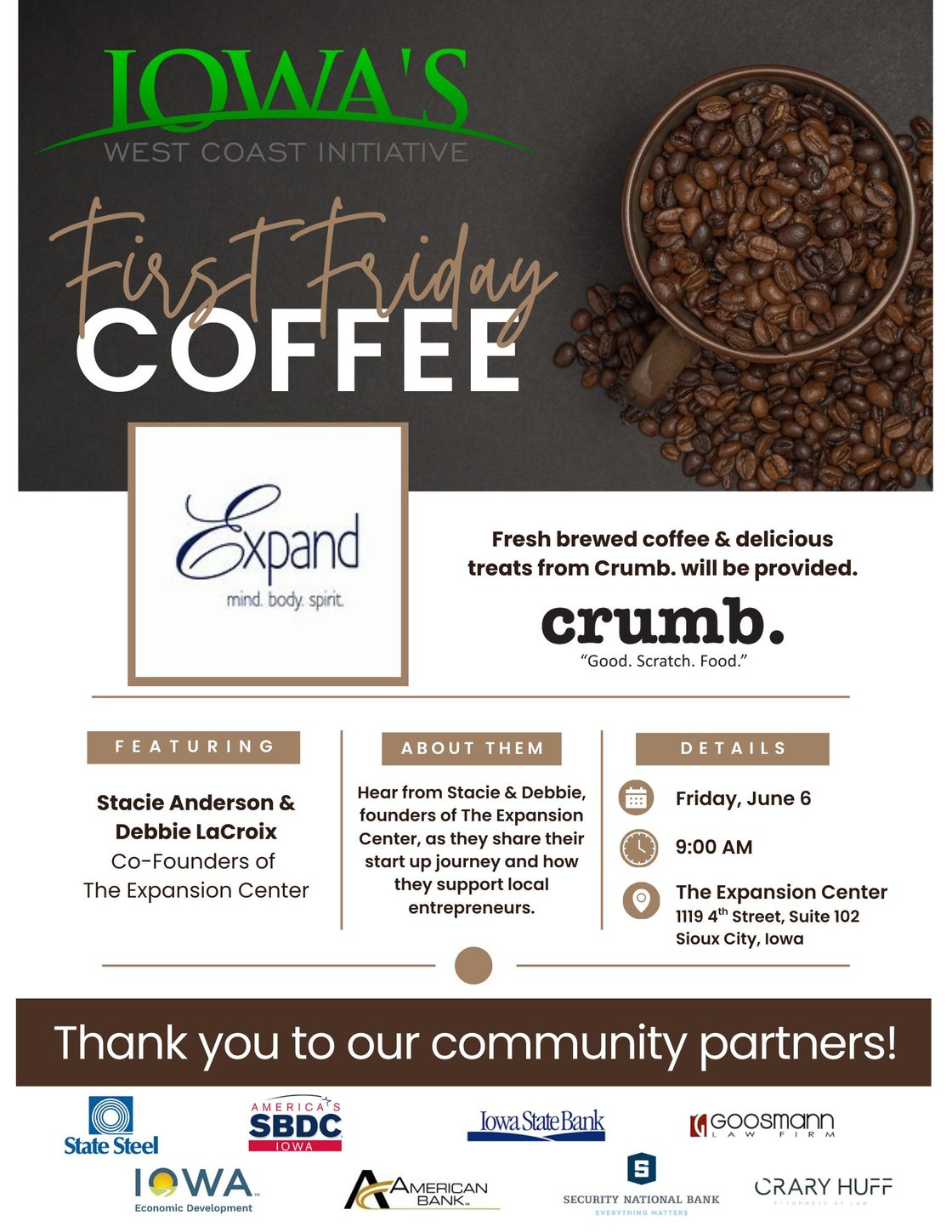 FirstFriday Coffee - June 2025