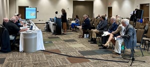 Michelle presenting to the DOT
