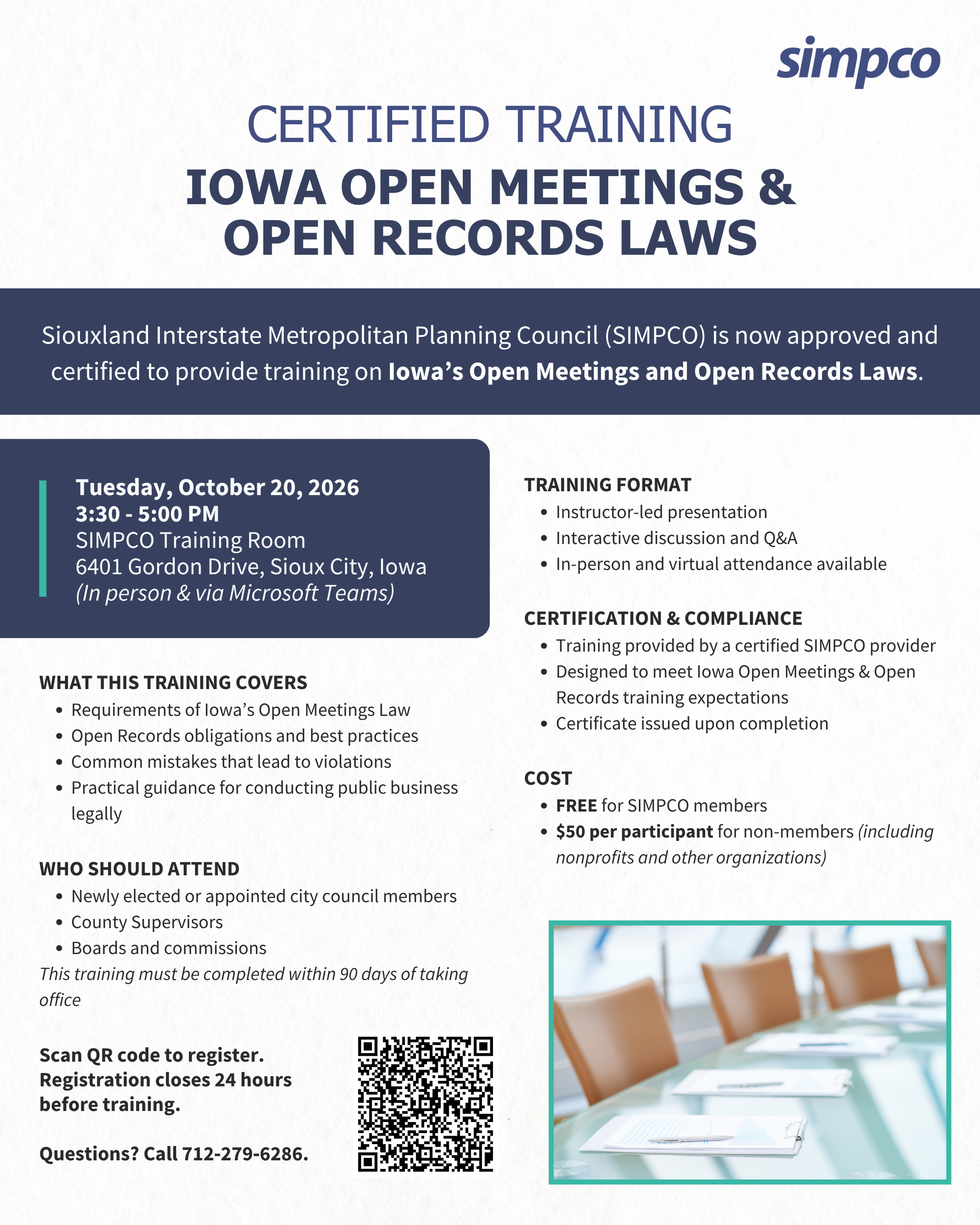 Open Meetings - Records Training October 2026