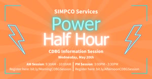 Power Half Hour CDBG Information Session