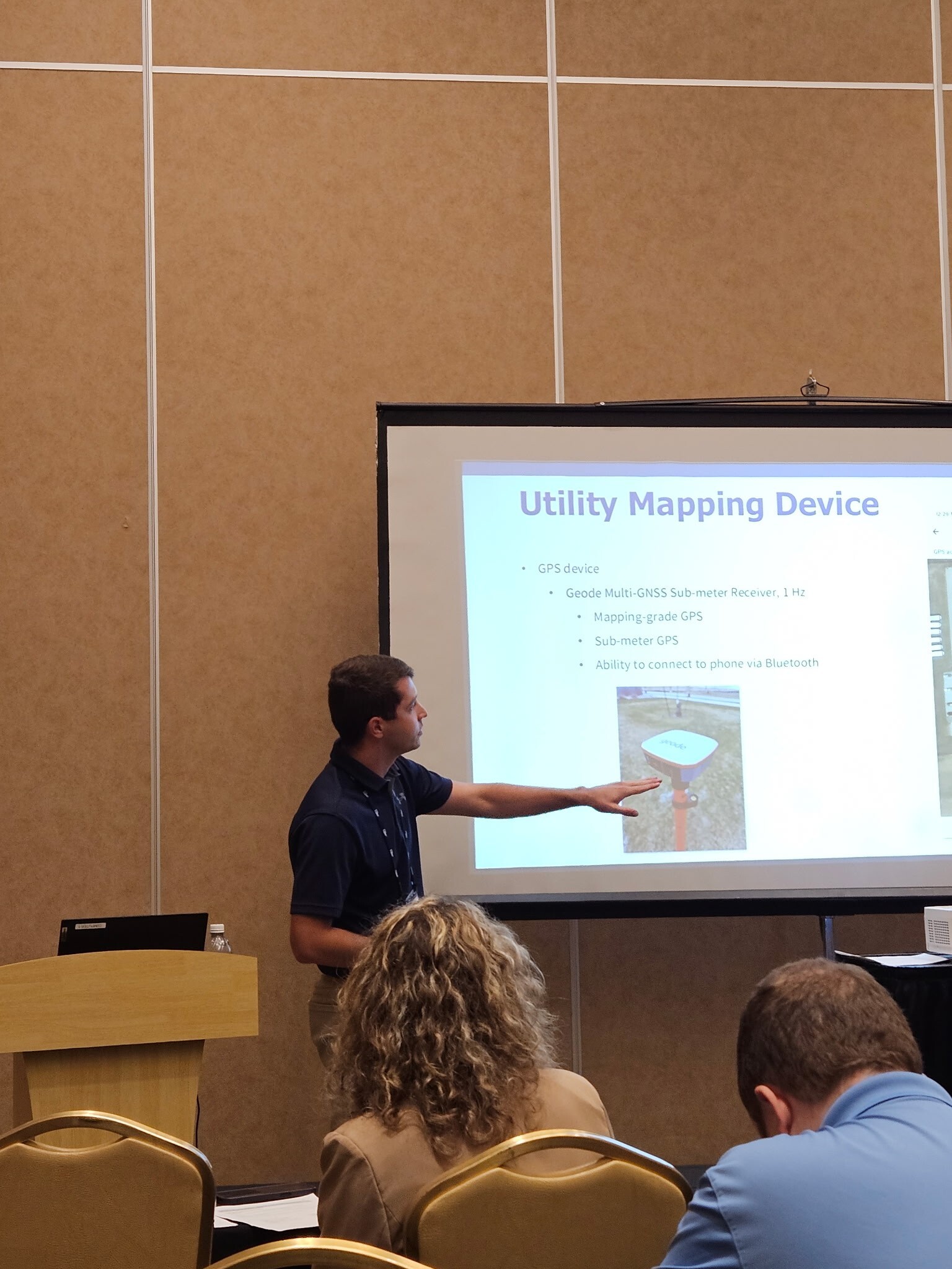 Ryan presenting on GIS