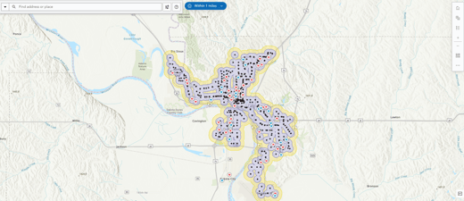 SDHD and SIMPCO Food Access Map