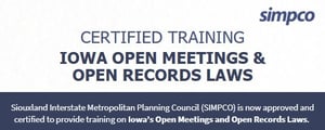 SIMPCO Open Meetings & Public Records training