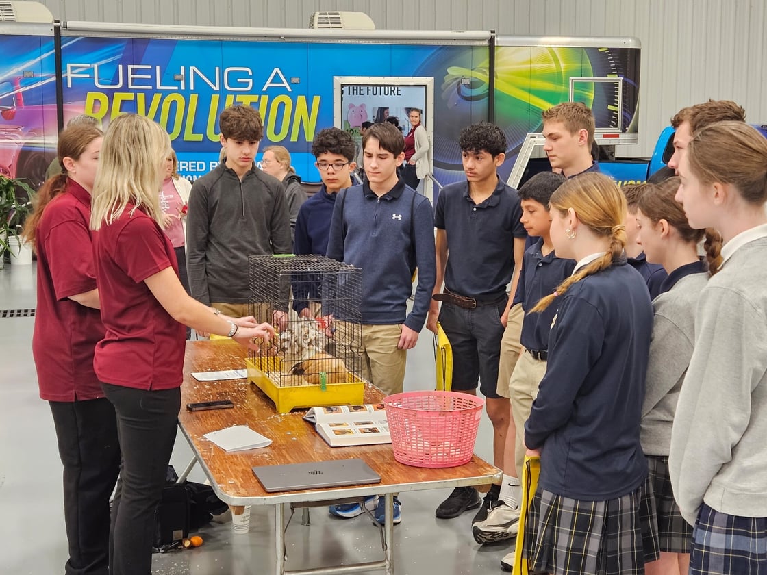 STEM Festival group photo of students