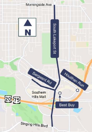 south lakeport corridor map